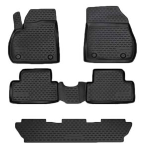 Novline Σετ Μπροστινά και Πίσω Πατάκια 5τμχ Τύπου Σκαφάκι για Opel Zafira 2012+ Μαύρα Κωδικός: NLC.37.25.210K