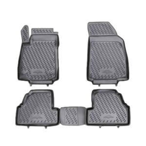 Novline Σετ Μπροστινά και Πίσω Πατάκια 4τμχ Τύπου Σκαφάκι για Opel Mokka 2012+ Μαύρα Κωδικός: NLC.37.28.210K