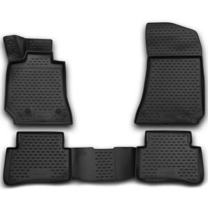 Novline Σετ Μπροστινά και Πίσω Πατάκια 4τμχ Τύπου Σκαφάκι για Mercedes-Benz E Class W212 4D 2009-2016 Μαύρα Κωδικός: NLC.3D.34.42.210K