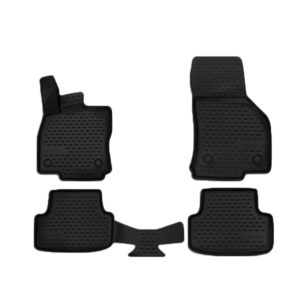 Novline Σετ Μπροστινά και Πίσω Πατάκια 4τμχ Τύπου Σκαφάκι για Seat Leon 5D 2012-2019 Μαύρα Κωδικός: NLC.3D.44.07.210K