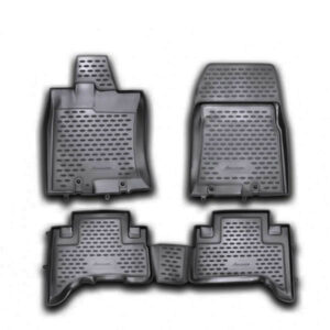 Novline Σετ Μπροστινά και Πίσω Πατάκια 4τμχ Τύπου Σκαφάκι για Toyota FJ Cruiser 2006 Μαύρα Κωδικός: NLC.48.43.210KH