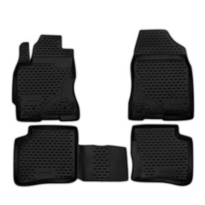 Novline Σετ Μπροστινά και Πίσω Πατάκια 4τμχ Τύπου Σκαφάκι για Toyota Prius 2003-2009 Μαύρα Κωδικός: NLC.48.49.210K