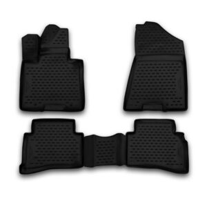 Novline Σετ Μπροστινά και Πίσω Πατάκια 4τμχ Τύπου Σκαφάκι για Hyundai Tucson Μαύρα Κωδικός: CARHYN00001