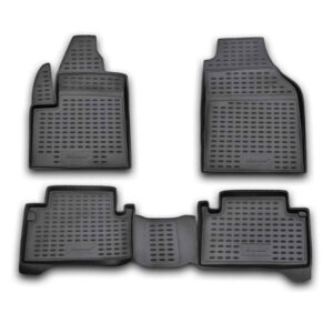 Novline Σετ Μπροστινά και Πίσω Πατάκια 4τμχ Τύπου Σκαφάκι για Ford Transit Connect Γκρι Κωδικός: 1571892G