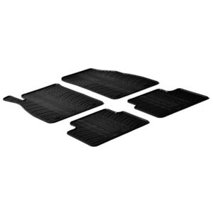 Lampa Σετ Μπροστινά και Πίσω Πατάκια 4τμχ Τύπου Σκαφάκι για Opel Insignia 2008-2017 Μαύρα Κωδικός: L2432.6