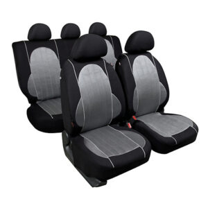 Lampa Σετ Καλύμματα Αυτοκινήτου 9τμχ Πολυεστερικά Alyssa Γκρι