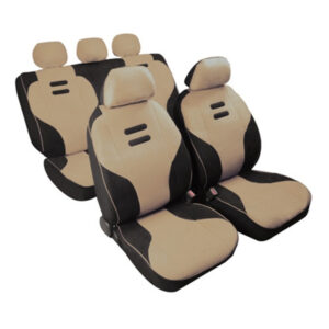 Lampa Σετ Καλύμματα Αυτοκινήτου 9τμχ Πολυεστερικά Kynox Μπεζ