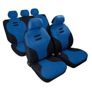 Lampa Σετ Καλύμματα Αυτοκινήτου 9τμχ Βελουτέ Kynox Μπλε