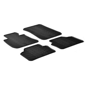 Lampa Σετ Μπροστινά και Πίσω Πατάκια 4τμχ Τύπου Σκαφάκι για BMW Σειρά 3 Μαύρα Κωδικός: L2442.5