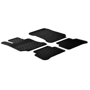 Lampa Σετ Μπροστινά και Πίσω Πατάκια 4τμχ Τύπου Σκαφάκι για Mercedes-Benz E Class Μαύρα Κωδικός: L2456.1