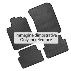 Lampa Σετ Μπροστινά και Πίσω Πατάκια 2τμχ Τύπου Σκαφάκι για Peugeot Partner Citroen Berlingo Μαύρα Κωδικός: L2433.5