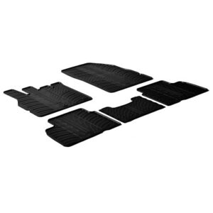 Lampa Σετ Μπροστινά και Πίσω Πατάκια 5τμχ Τύπου Σκαφάκι για Renault Scenic Μαύρα Κωδικός: L2430.6