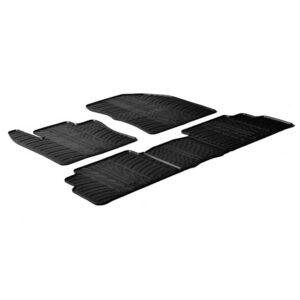 Lampa Σετ Μπροστινά και Πίσω Πατάκια 5τμχ Τύπου Σκαφάκι για Toyota Verso 2018 Μαύρα Κωδικός: L2438.9