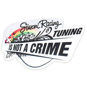Simoni Racing Αυτοκόλλητο Αυτοκινήτου Rainbow Tuning is not a Crime 15 x 10cm Κωδικός: SRSCS/BOW
