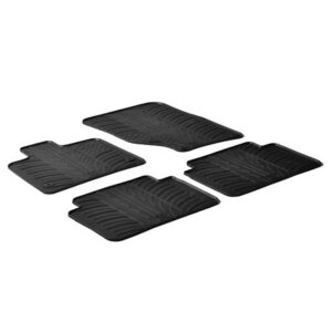 Lampa Σετ Μπροστινά και Πίσω Πατάκια 4τμχ Τύπου Σκαφάκι για Audi Q7 2015 Μαύρα Κωδικός: L2437.3