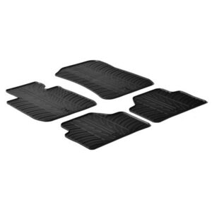 Lampa Σετ Μπροστινά και Πίσω Πατάκια 4τμχ Τύπου Σκαφάκι για BMW X1 2015 Μαύρα Κωδικός: L2442.7