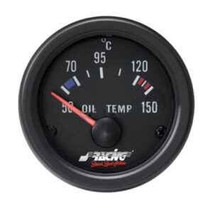 Simoni Racing Όργανο Θερμοκρασίας Λαδιού Αυτοκινήτου 52mm Μαύρο Κωδικός: ΟΡΓ/OT/B