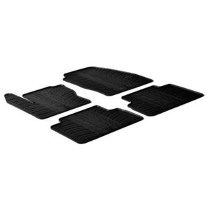 Lampa Σετ Μπροστινά και Πίσω Πατάκια 4τμχ Τύπου Σκαφάκι για Ford C-Max Μαύρα Κωδικός: L2441.5