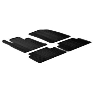 Lampa Σετ Μπροστινά και Πίσω Πατάκια 4τμχ Τύπου Σκαφάκι για Peugeot 508 2011-2018 Μαύρα Κωδικός: L2435.6