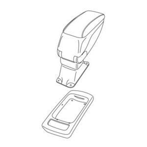 Lampa Βάση Στήριξης Τεμπέλη Αυτοκινήτου Συμβατή με Opel Meriva 2010 σε Μαύρο Χρώμα Κωδικός: L5618.8