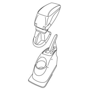 Lampa Βάση Στήριξης Τεμπέλη Αυτοκινήτου Συμβατή με Alfa Romeo Mito Nissan Micra 2010 σε Μαύρο Χρώμα Κωδικός: L5618.5