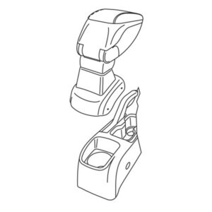 Lampa Βάση Στήριξης Τεμπέλη Αυτοκινήτου Συμβατή με Chevrolet Aveo 2011 σε Μαύρο Χρώμα Κωδικός: L5619.0