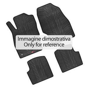 Lampa Σετ Μπροστινά και Πίσω Πατάκια 4τμχ Τύπου Σκαφάκι για BMW Σειρά 5 Μαύρα Κωδικός: L2442.6