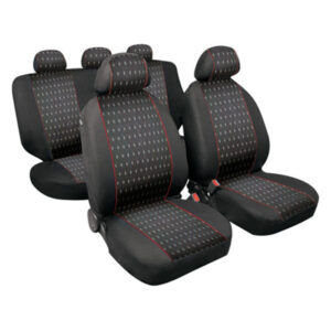 Lampa Σετ Καλύμματα Αυτοκινήτου 9τμχ Πολυεστερικά Square Μαύρα