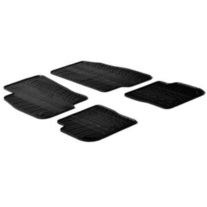 Lampa Σετ Μπροστινά και Πίσω Πατάκια 4τμχ Τύπου Σκαφάκι για Fiat Punto Evo 2010-2014 Μαύρα Κωδικός: L2434.7