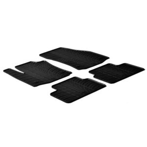 Lampa Σετ Μπροστινά και Πίσω Πατάκια 4τμχ Τύπου Σκαφάκι για Opel Meriva 2010-2017 Μαύρα Κωδικός: L2432.8