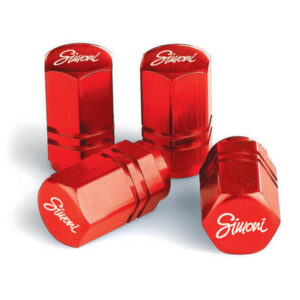 Simoni Racing Καπάκια Βαλβίδων Exagonal Κόκκινο 4τμχ Κωδικός: SRCAPS2/R