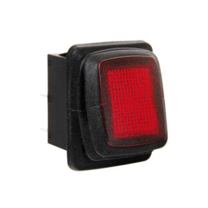 Lampa Διακόπτης On/Off Αυτοκινήτου 12V-24V Universal Κόκκινο Κωδικός: L4553.2