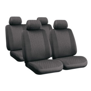 Lampa Σετ Καλύμματα Αυτοκινήτου 9τμχ Πολυεστερικά Glamur Basic-Fit Γκρι