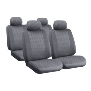 Lampa Σετ Καλύμματα Αυτοκινήτου 9τμχ Πολυεστερικά Glamur Basic-Fit Γκρι