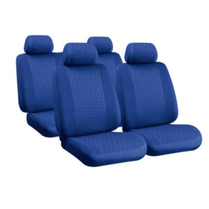 Lampa Σετ Καλύμματα Αυτοκινήτου 9τμχ Πολυεστερικά Glamur Basic-Fit Μπλε