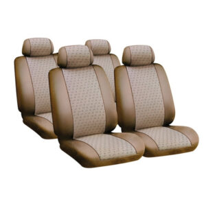Lampa Σετ Καλύμματα Αυτοκινήτου 9τμχ Πολυεστερικά Glamur Basic-Fit Μπεζ