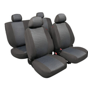 Lampa Σετ Καλύμματα Αυτοκινήτου 8τμχ Πολυεστερικά Rex Basic-Fit Γκρι