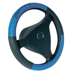 Simoni Racing Κάλυμμα Τιμονιού Αυτοκινήτου Trophy 1 με Διάμετρο 37-39εκ. Δερμάτινο Μπλε