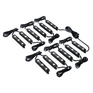 Lampa Hyper-Led Set 12x3 Red Εσωτερικό Διακοσμητικό Συστήμα Φωτισμού Αυτοκινήτου Κόκκινο Κωδικός: L7350.2