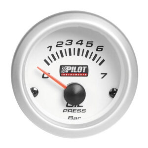 Lampa Αναλογικό Όργανο Πίεση Λαδιού Αυτοκινήτου 52mm Blue Light για τοποθέτηση στο Ταμπλό Κωδικός: L1000.3