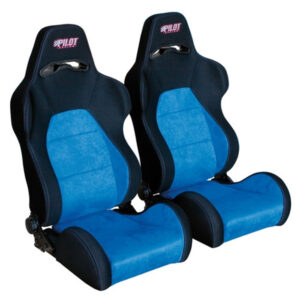 Lampa Kobi Σετ Καθίσματα Αυτοκινήτου Bucket Καθίσματα Μπλε/Μαύρο Μπλε Κωδικός: L5598.8