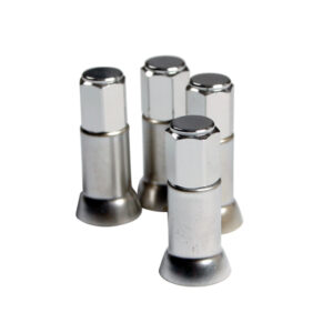 Lampa Καπάκια Βαλβίδων Ελαστικών Αυτοκινήτου Ασημί 4τμχ Κωδικός: L0250.6