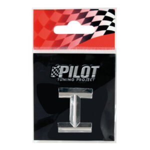 Lampa Αυτοκόλλητο Γράμμα Αυτοκινήτου "I" 2.6cm σε Ασημί Χρώμα Κωδικός: L0706.9