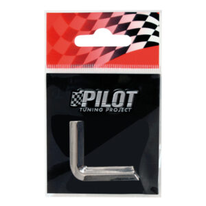 Lampa Αυτοκόλλητο Γράμμα Αυτοκινήτου "L" 2.6cm σε Ασημί Χρώμα Κωδικός: L0707.2