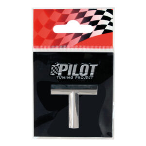 Lampa Αυτοκόλλητο Γράμμα Αυτοκινήτου "T" 2.6cm σε Ασημί Χρώμα Κωδικός: L0708.0