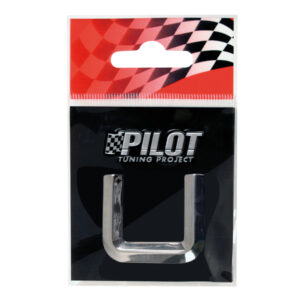 Lampa Αυτοκόλλητο Γράμμα Αυτοκινήτου "U" 2.6cm σε Ασημί Χρώμα Κωδικός: L0708.1