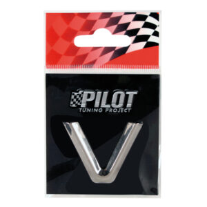 Lampa Αυτοκόλλητο Γράμμα Αυτοκινήτου "V" 2.6cm σε Ασημί Χρώμα Κωδικός: L0708.2