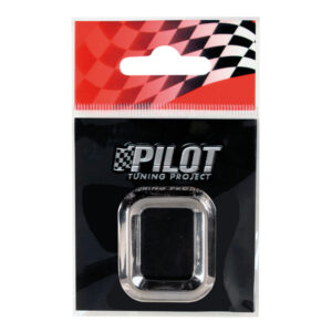 Lampa Αυτοκόλλητο Γράμμα Αυτοκινήτου 2.6 x 2.6cm για Πορτμπαγκάζ Αυτοκινήτου σε Ασημί Χρώμα Κωδικός: L0708.7