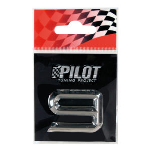 Lampa Αυτοκόλλητος Αριθμός Αυτοκινήτου "9" 2.6cm σε Ασημί Χρώμα Κωδικός: L0709.6