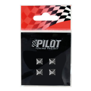 Lampa Αυτοκόλλητο Αυτοκινήτου "::" 2.6cm σε Ασημί Χρώμα Κωδικός: L0710.1